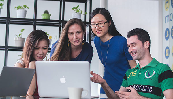 Groupe d’étudiants en Bachelor et BBA à l’ISC Paris