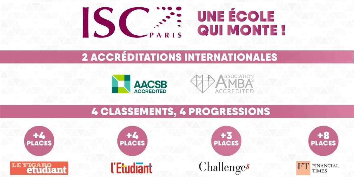 ISC Paris, une école qui monte !