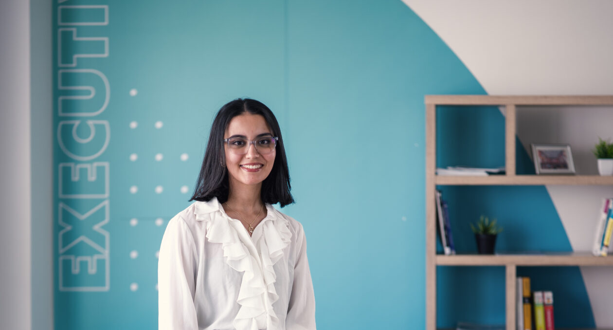 une étudiante à l'ISC Paris